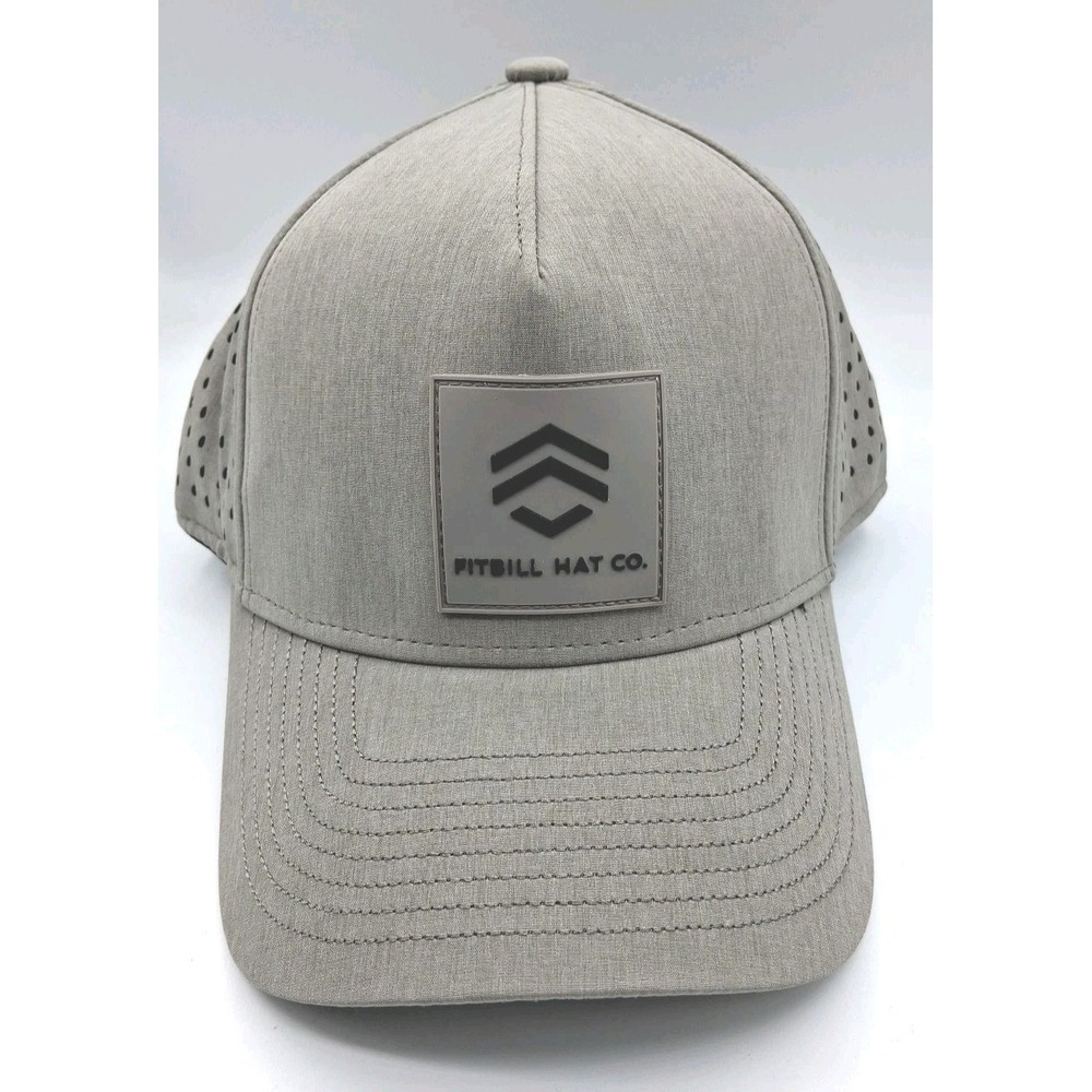 Fitbill Hat Co. Runner 52 Gray Snapback Dad Hat- New With Tags